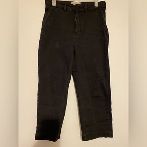 Everlane Size 8 Wide Leg Black Jeans